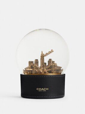 Coach Outlet Snow Globe With Rexy And Snowman